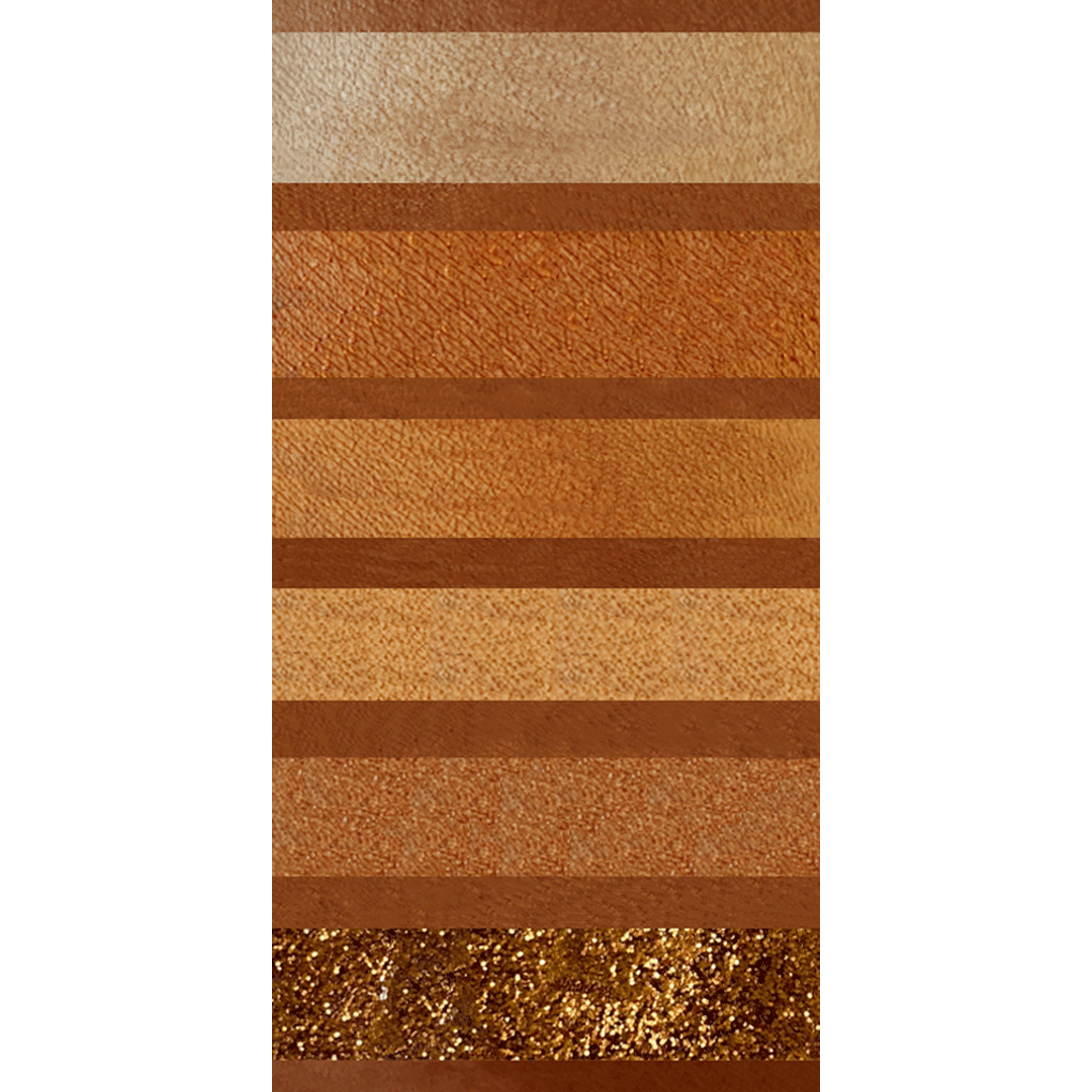 Made exclusively for the women of Delta Sigma Theta, this eyeshadow palette is the very first Delta branded eyeshadow palette created! It includes 6 velvety warm tones that are blendable with your fingers if you choose or with a brush if you are a pro. The colors are in the Gilded Golds, Brown and Bronze color families. The colors are suitable for all skin tones and will compliment especially those with golden to neutral undertones.
