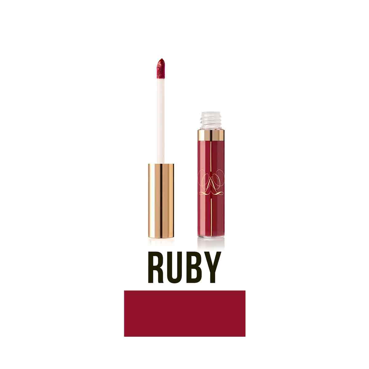 A high-shine, very SHEER Ruby Red glaze with an unforgettable luminous finish that lasts for 6 hours without transferring. Our Lacquer Lip Gloss is Cruelty-Free, Vegan & Paraben Free.